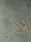 Antique Williamsburg C4W XX Stieff Pewter INKWELL — photo 4