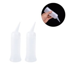 5pcs Measuring Applicator Bottle Spiry Mouth Hairdressing Scale Bottle