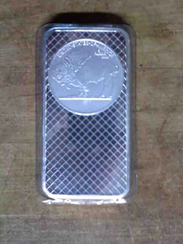 Silvertowne Mint Buffalo Design 10 oz Silver Bar - Sealed