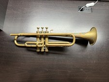 Vintage German Weltklang Brass Trumpet w/ Mother of Pearl Valve Inlays