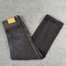 Sergio Valente Jeans Men s 34x36 30x27 Black Denim Western Hong Kong Vintage