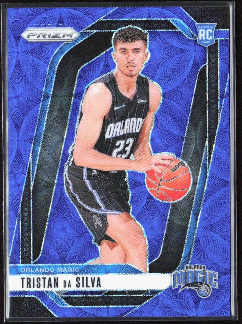 2024-25 Panini Prizm Tristan Da Silva Choice Blue Scope /49 Rookie Card #256 RC