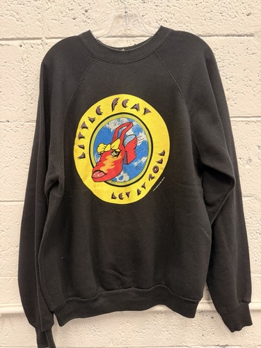 Black Vintage 1988  Little Feat Let It Roll Band Sweater