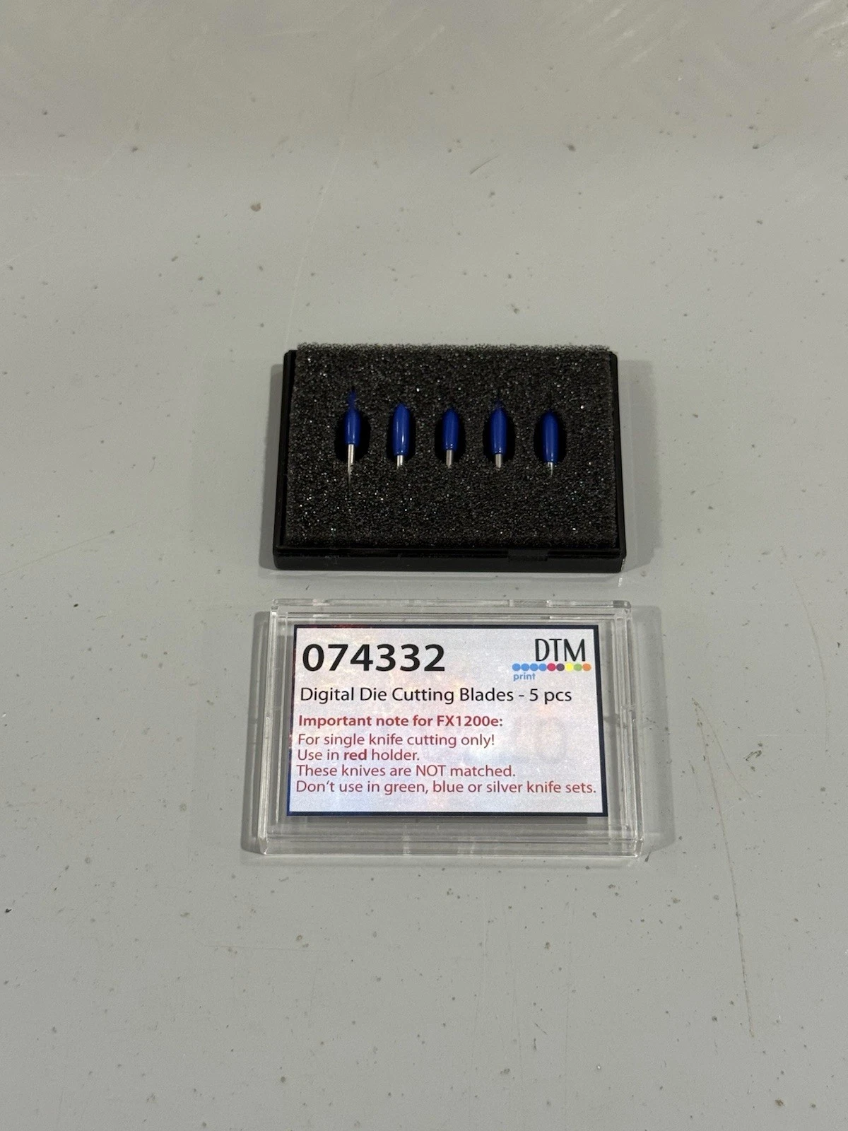 Genuine DTM 074332 Digital Die Cutting Blades 5pcs V8e LX610 - Brand New 2
