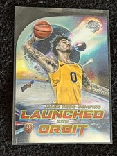 2023-24 TOPPS CHROME COSMIC LAUNCHED INTO ORBIT JALEN HOOD-SCHIFINO LAKERS