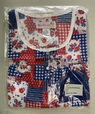 New Cobbler Apron Patchwork Print Size Large Sealed Package Snap Front Pockets