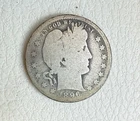 25c 1896-O Barber Quarter VG New Orleans  NICE Semi-Key Date
