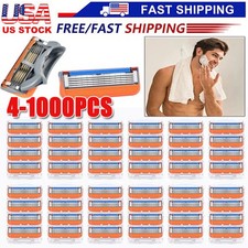 4 1000PCS Shaving Razor Blades Refills Compatible for GiIIette Fusion 5 Proglide