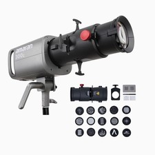 Amaran 300C RGB Full Color COB LED Video Light with Spotlight SE 19 Degree Lens