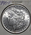 1890 P Morgan Silver Dollar BU UNC MS (Luster) #DT-H