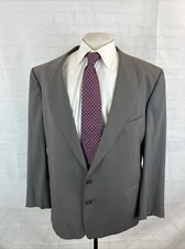 Giorgio Armani Men's Olive Green Solid Wool Blazer 44R $1,395