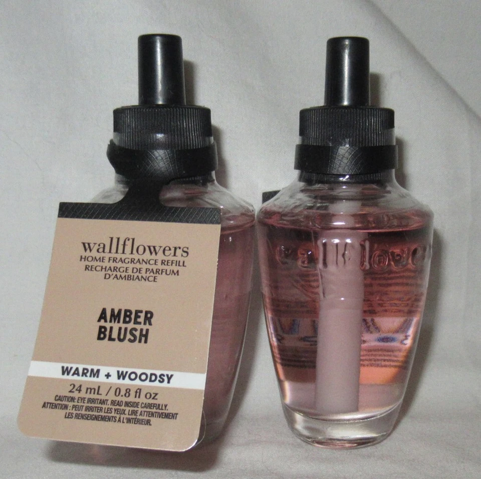 White Barn Bath & Body Works Wallflower Juego de 5 Bombillas de Recarga ÁMBAR RUBOR Foto 2 de 4