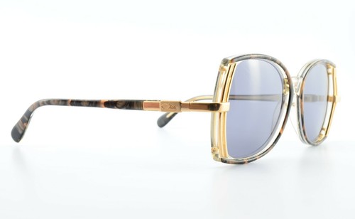 CAZAL Sunglasses 336 Col. 702 52 16 135 Custom Grey UV Lens 90s Gold Pattern - Picture 12 of 12