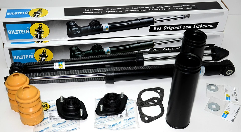 BMW 3ER E36 E46 BILSTEIN STOßDÄMPFER HINTEN + MEYLE FEDERBEINLAGER + STAUBSCHUTZ