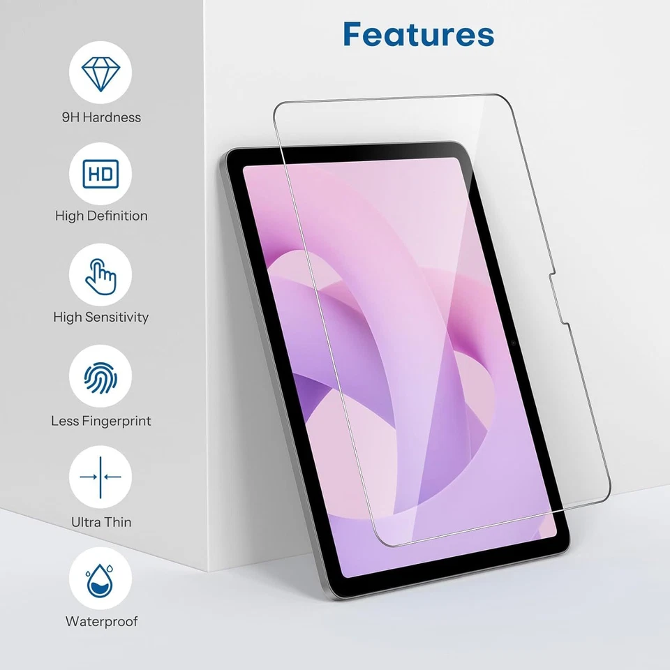 For 2025/2024 iPad Air 11" 13"/ iPad Pro 11" 13" Tempered Glass Screen Protector - Image 3 of 4