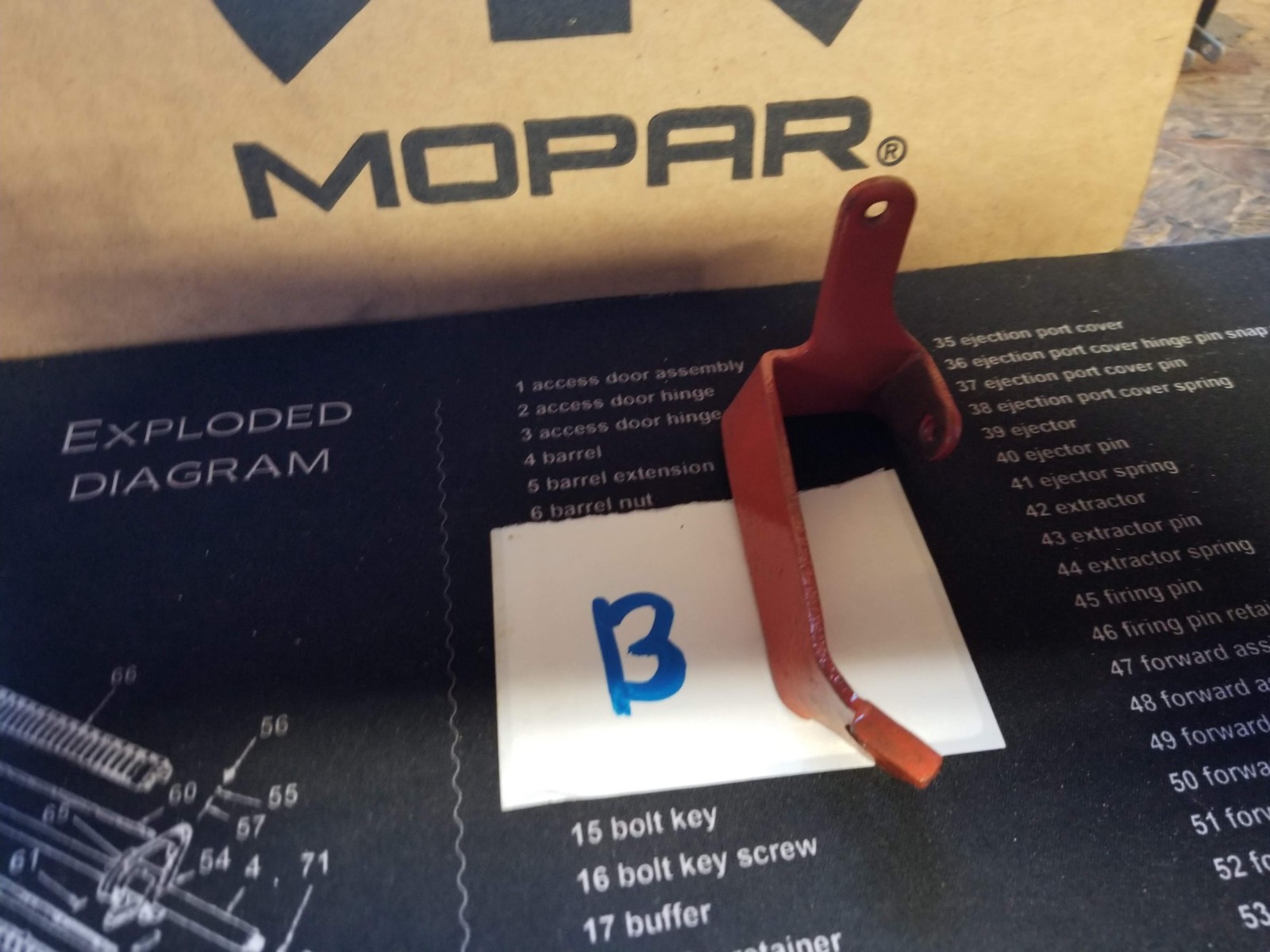 MOPAR THROTTLE RETURN SPRING BRACKET OEM eBay