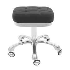 Square Rolling Stool, SPA Salon Stool, Rolling Stool Chair