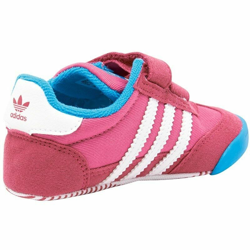 Baby Adidas Learn 2 Walk CF Soft Trainers Pink M20562 | eBay