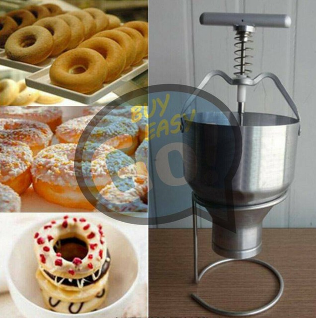 1PC Home Manual Donut Depositor Dropper Plunger Dough Batter Dispenser