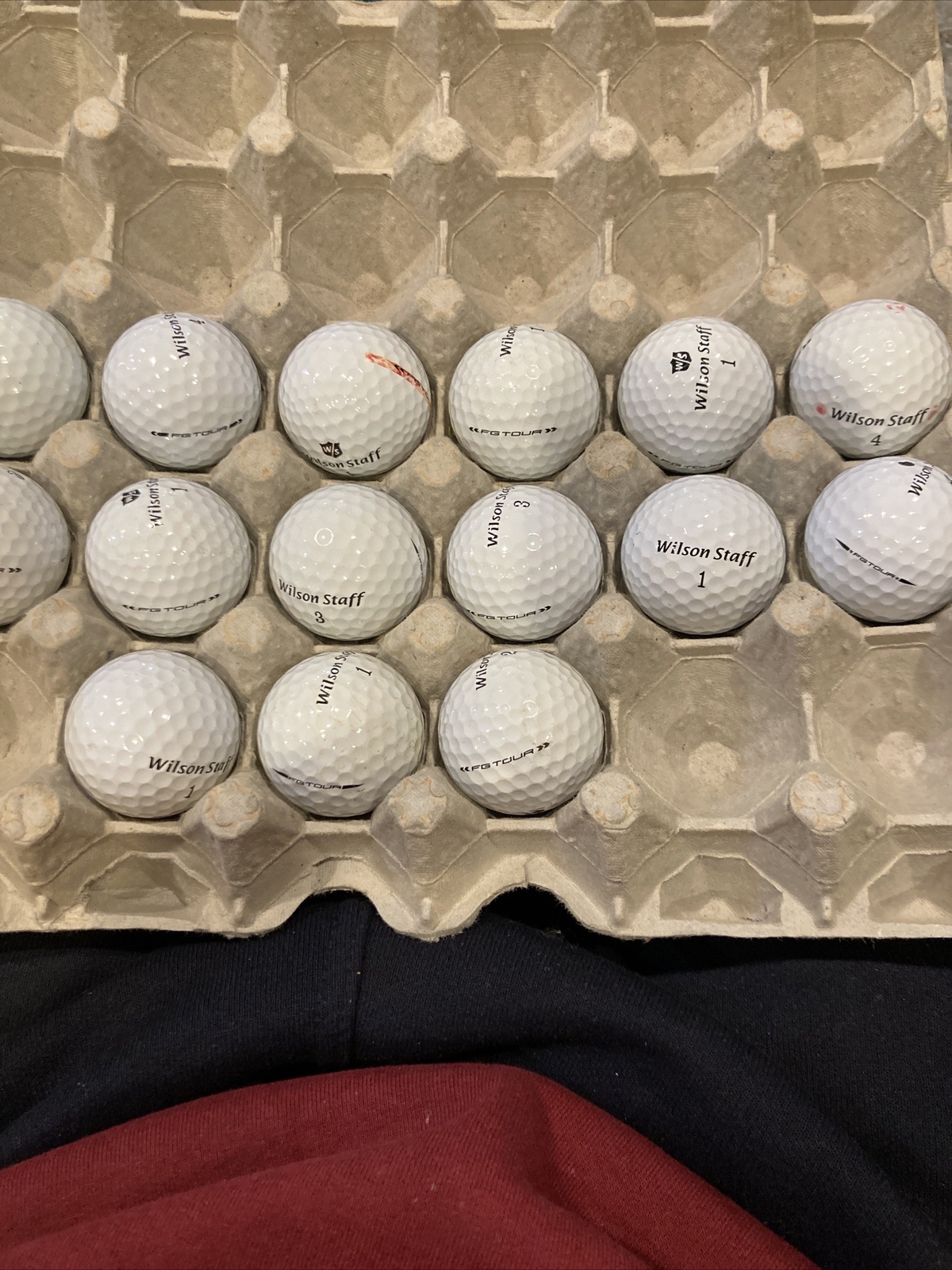 15 Wilson Staff FG Tour AAAAA Golf Balls