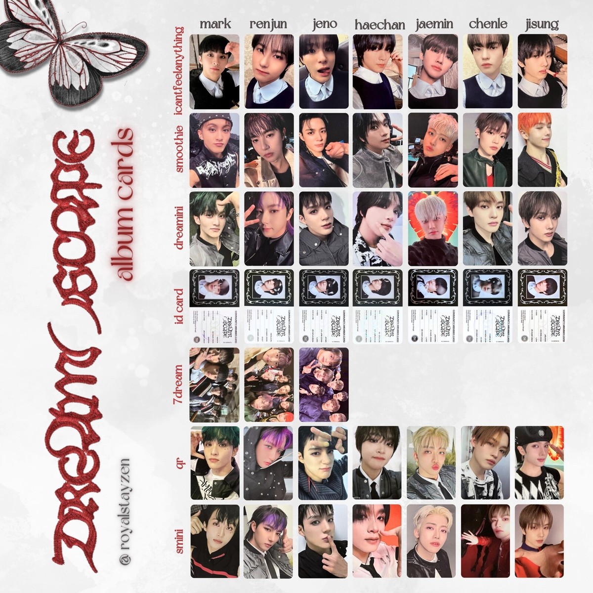 NCT DREAM the 4th ALBUM DREAM()SCAPE OFFICIAL PHOTOCARD