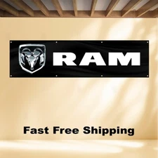 DODGE RAM 2'X8' BANNER FLAG MOPAR CHRYSLER