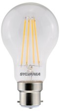 Image of Sylvania 7w (60w) 240v B22 Retro Clear Vintage GLS Light Bulb - Pack of 4