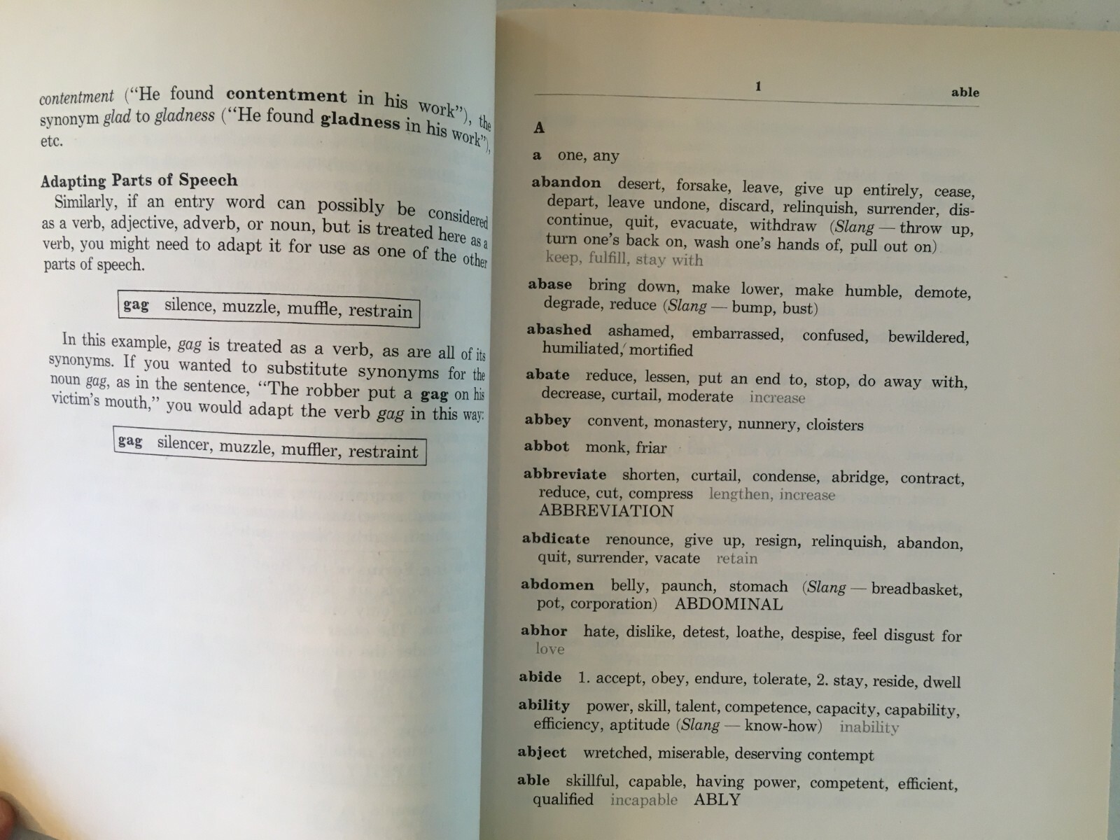 The Clear And Simple Thesaurus Dictionary & Random House Thesaurus