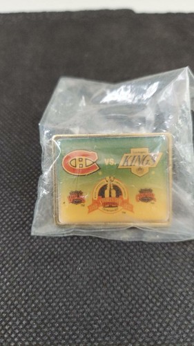 NHL Montreal Canadiens vs Los Angeles Kings Stanley Cup Pin Wales Campbell Conf. - Picture 3 of 3