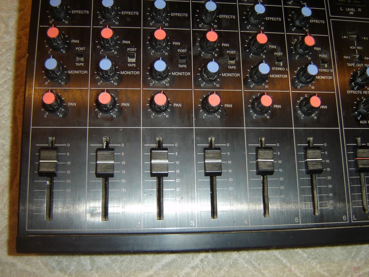 Yamaha RM602, 6 Channel, Recording Mixer, with Equalizer