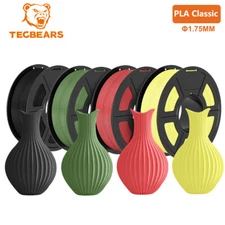 TECBEARS 4kg PLA Classic 3D Printer Filament High Speed 600mm/s 1.75mm No Bubble