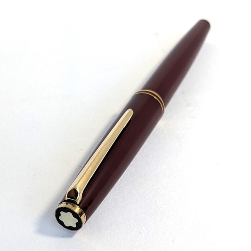 Montblanc No.221 Deep Red Vintage Fountain Pen 14K - Picture 4 of 7