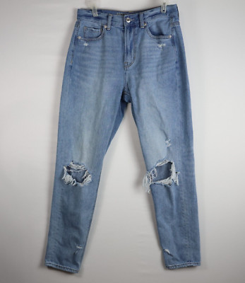 American Eagle Distressed High Rise Mom Jean SZ 2 Regular