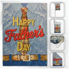 Happy Father's Day Garden Flag 12x18in Father's Day Dad's Day Flag