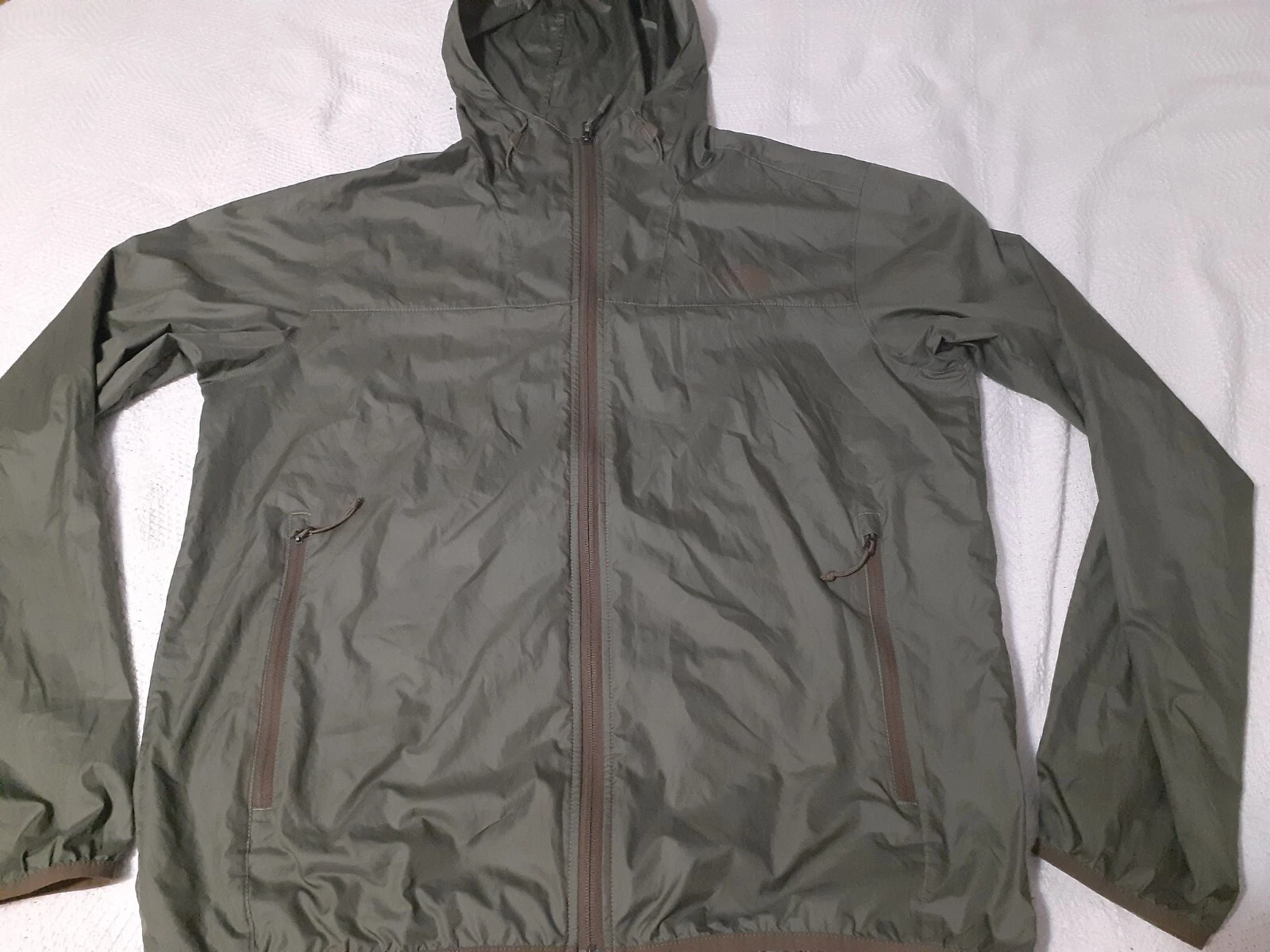 North Face Jacket Mens Med Long Sleeve Outdoor Lightweight Zip Pockets Casual