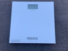 BalanceFrom Bathroom Scale Digital Body Weight with Step-On Technology - Silver