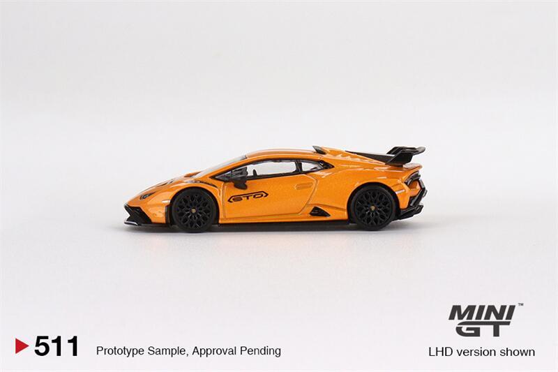 MINI GT 1:64 Lamborghini Huracan STO Arancio Borealis Model