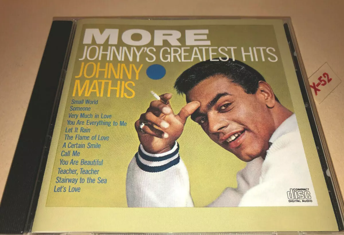 Johnny Mathis CD more Greatest Hits Small World Let It Rain Flower