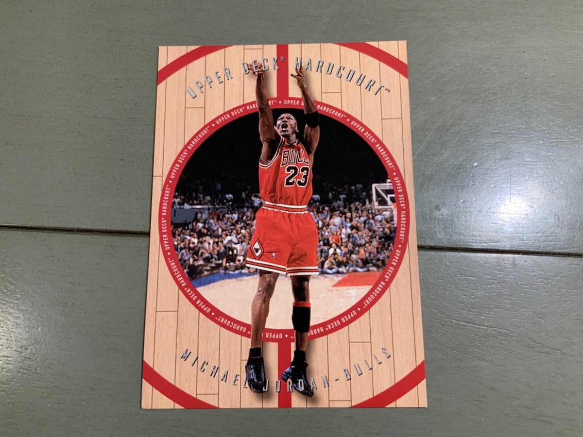 MICHAEL JORDAN UPPER DECK HARDCOURT JUMBO CARD 23-G | eBay