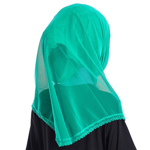 Instant Girls Kids Hijab One Piece Amira Turban Shawls Headwrap Islamic Scarves - Picture 11 of 68