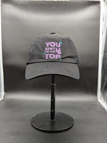 BTS K-pop Korean Band You Sent Us To The Top Rare Black Strap Hat 2020 Dynamite