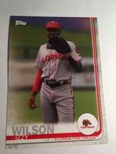 2019 Topps Pro Debut Jumbo 5x7 Izzy Wilson Fire Frogs 108 04/49