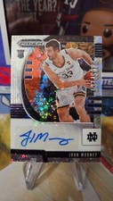 2020 John Mooney Prizm Draft Fast Break Auto Card Notre Dame Fighting Irish