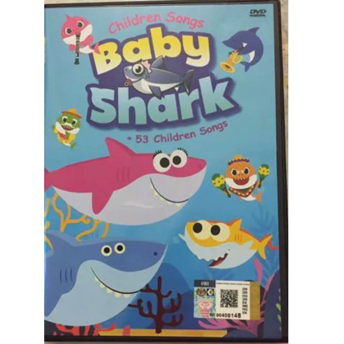 DVD English Version Baby Shark Series Children Pinkfong DVD English Version Baby Shark Series Children Pinkfong