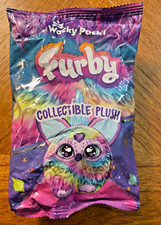 Sonic Wacky Pack Furby Collectible Plush Toy Sealed Unopened Rainbow Purple 2023