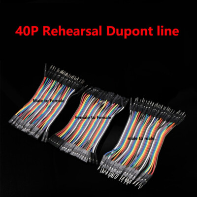 Câble électronique Plat à Ruban DuPont Terminal Wire 2.54mm 1pin Jumper Mâle à F - Foto 8