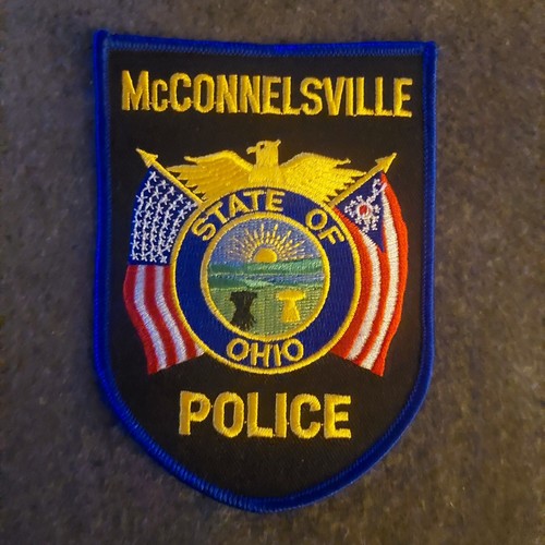 McConnelsville Ohio County) Police Iron On Shoulder Patch