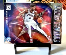 2019-20 Donruss Optic Fantasy Stars Joel Embiid Philadelphia 76ers #3 NRMT