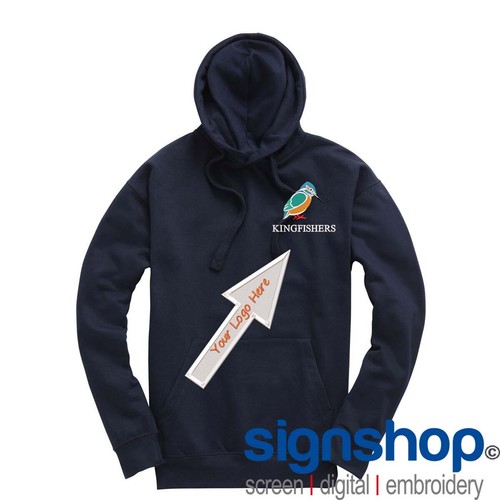 CR01 Personalised Classic Hoodie Custom Embroidered FREE LOGO SETUP - Bild 8 von 30