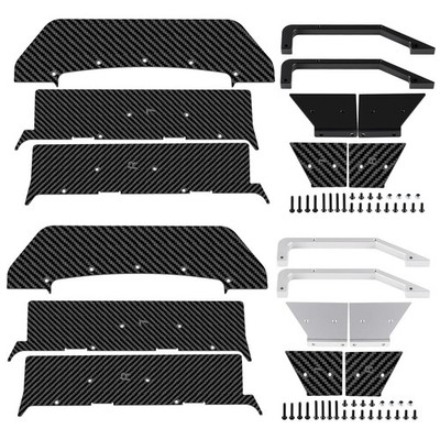 Carbon Fiber Speed Aero Kit Ground Effects Plates for Arrma 1/8 Vendetta 3s BLX